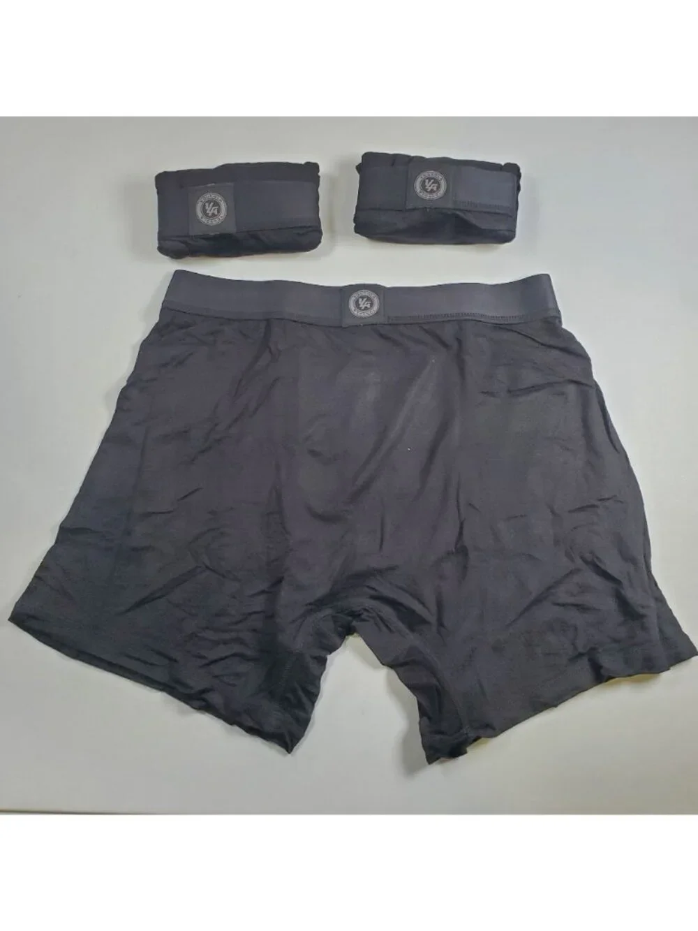 YOUNGLA Goat Boxer Briefs 3 Pack Men Size Large NWT Underwear Black Ultra Soft